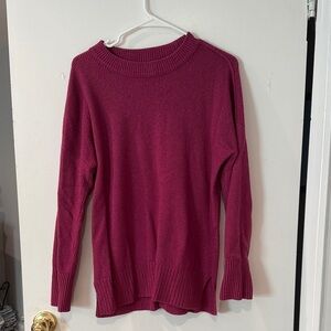 Abercrombie & Fitch Women's Crew Neck Sweater - Deep Pink